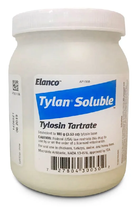 Driftwood aquarium decor-Tylan (tylosin tartrate) Soluble Powder, 100 gm