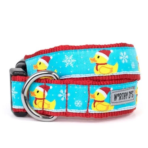 Slide-out pet gate-Santa Duck Collar Collection