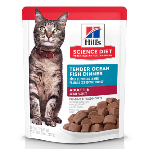 Dust-free cat litter pellets-SCIENCE CAT ADULT OCEAN FISH DINNER 4z