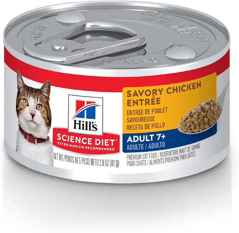 SCIENCE DIET CAT ADULT 7+ CHICKEN 5.5oz