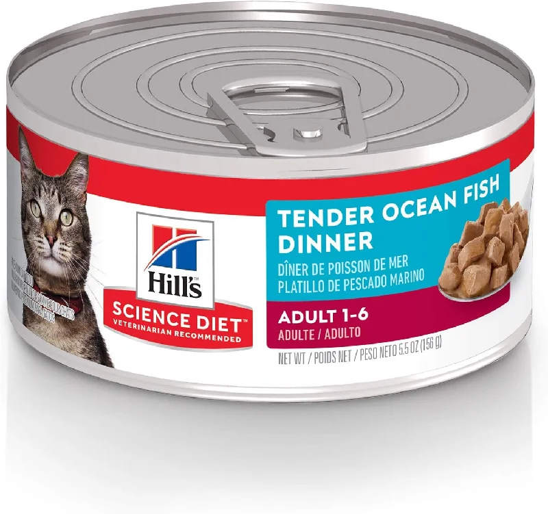 Secure pet flap lock-SCIENCE D CAT ADT Ocean Fish Entree 5.5oz