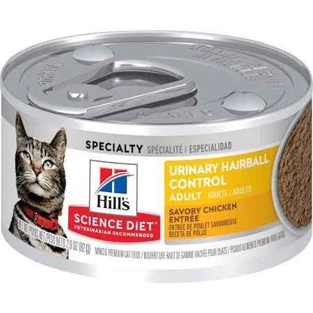 Wi-Fi pet feeding machine-SCIENCE DIET CAT Urinary & HairBall Control  CHICKEN 2.9oz