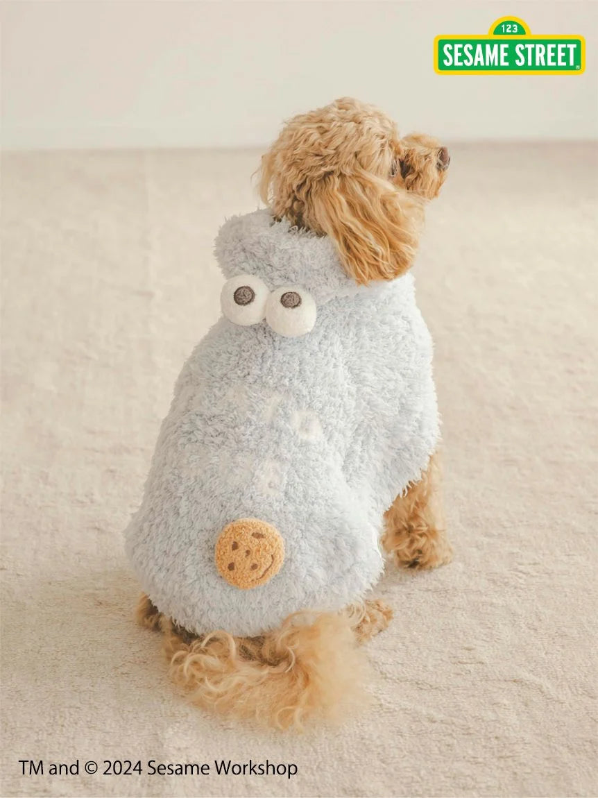 Adhesive pet hair remover-【SESAME STREET】【CAT & DOG】Cookie Monster Cape