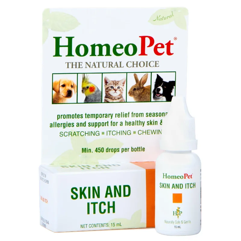 Elastic pet safety strap-HomeoPet Skin & Itch Relief, 15 mL