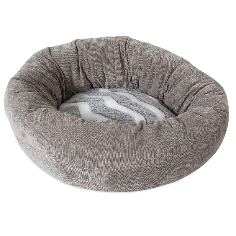 Long-reach pet tie stake-SnooZZy Zig Zag Donut Bed