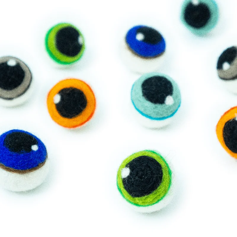 Quick-dry pet towel-Spooky Eye Ball Eco Toys - Set of 5