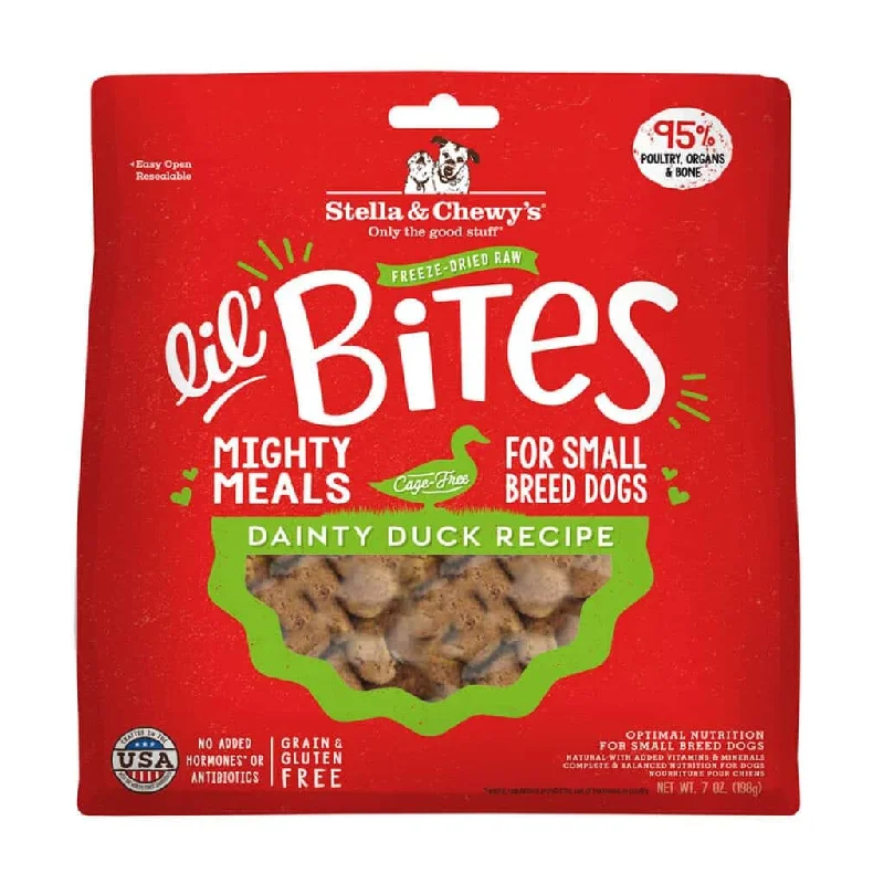 Chicken-flavored puppy chews-Stella & Chewy's Dainty Duck Lil’ Bites Dog Food