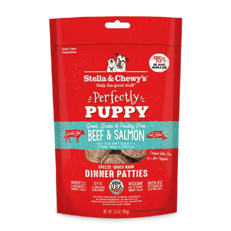 Adjustable bark control collar-Stella & Chewy's Perfectly Puppy Freeze Dried Raw Beef and Salmon Dinner Patties Grain Free Dog Food