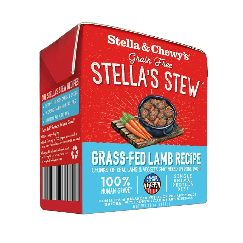 Weather-sealed pet door-Stella & Chewy's Stella's Stew Grass Fed Lamb Recipe Food Topper for Dogs