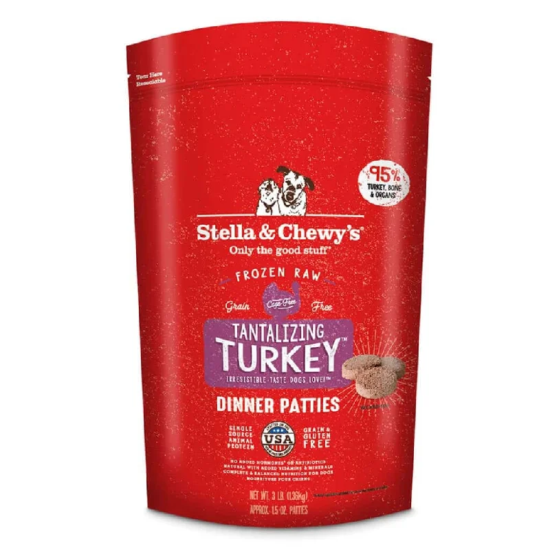 Non-slip pet grooming platform-Stella & Chewy's Tantalizing Turkey Patties Dog Food