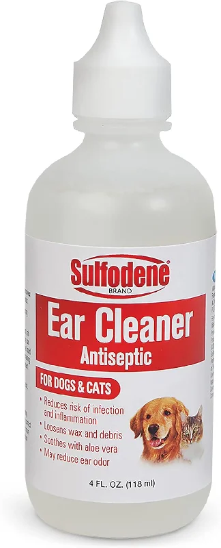 Foraging rabbit play pad-Sulfodene Ear Cleaner Antiseptic for Dogs and Cats