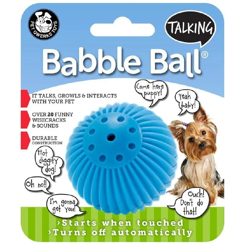 Herbal pet coat balm-Pet Qwerks Talking Babble Ball