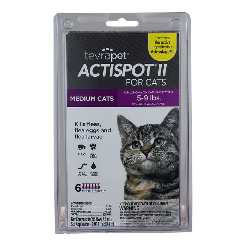 Disposable puppy training mats-TevraPet Actispot II for Cats, 6 Month Supply