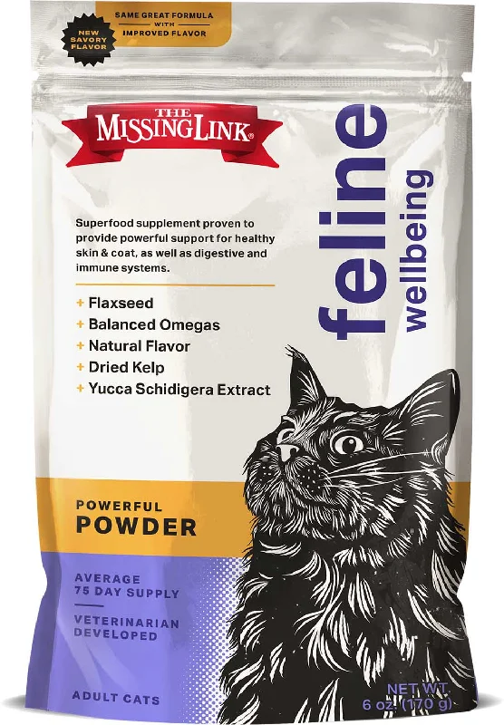 Herbal pet mouth rinse-The Missing Link Feline Formula, 6 oz