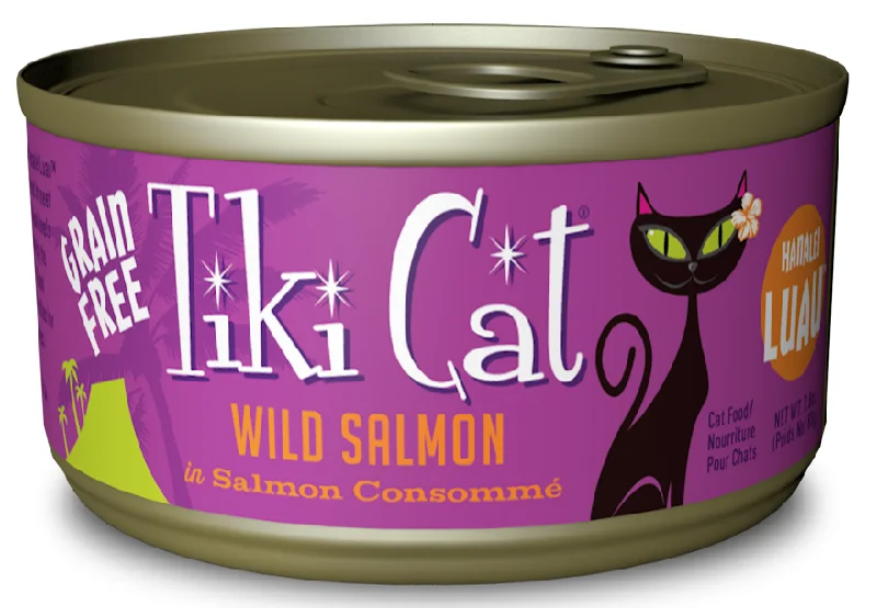 Camo-pattern pet vest-Tiki Cat Hanalei Luau Grain Free Wild Salmon In Salmon Consomme Canned Cat Food