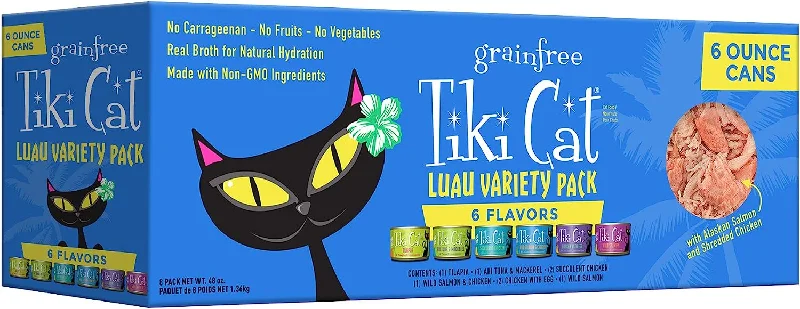 Plush pet drying cloth-TIKI CAT LUAU 6z VTY PK