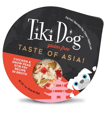 Pet-safe travel first aid-Tiki Dog™ Petites™ Taste of the World Asian Chicken Stir Fry