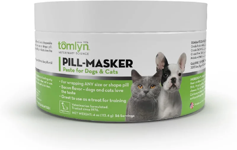 Clip-on pet car seat-TOMLYN Pill-Masker Bacon flavored paste for Dogs and Cats