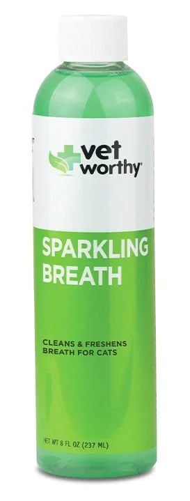 Cork reptile tank liner-Vet Worthy Cat Sparkling Breath, 8 oz