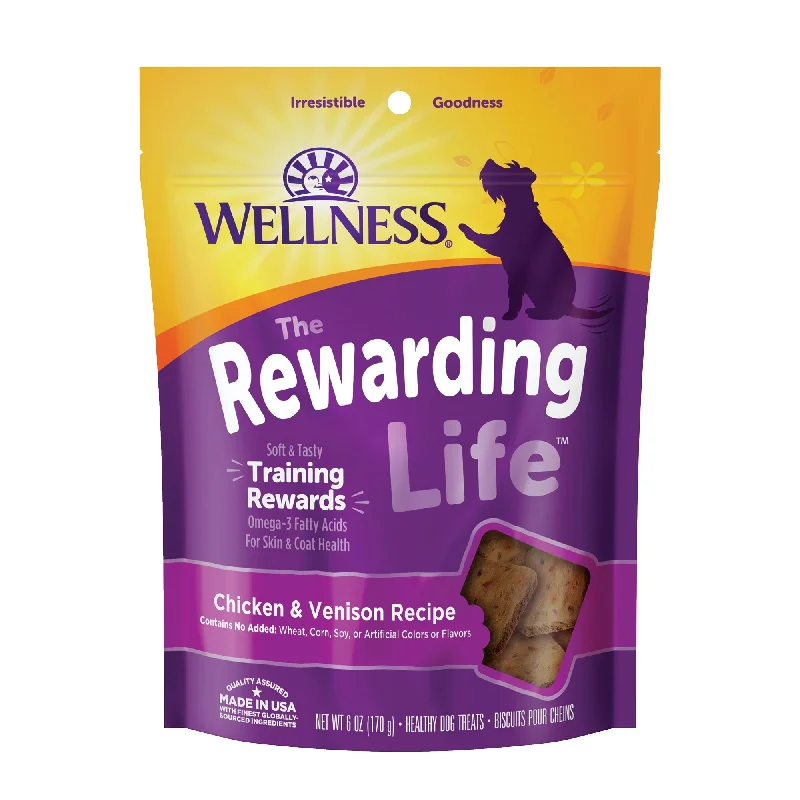 Angled pet claw trimmer-Wellness® Rewarding Life Soft & Chewy Natural Dog Treats (8-oz)