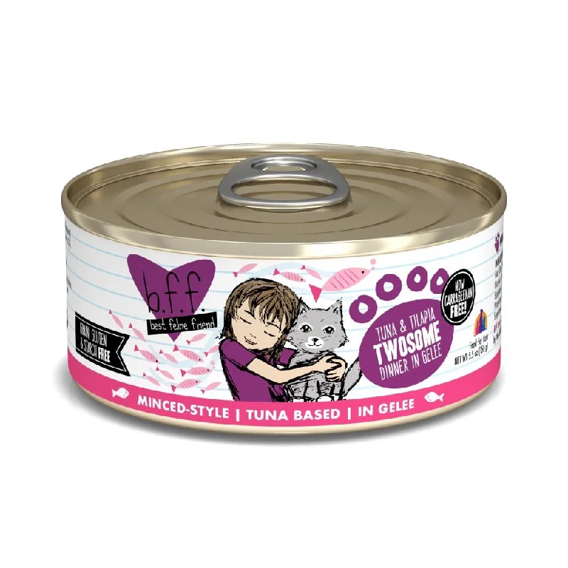 Soft pet grooming glove-Weruva BFF Tuna & Tilapia Twosome Canned Cat Food