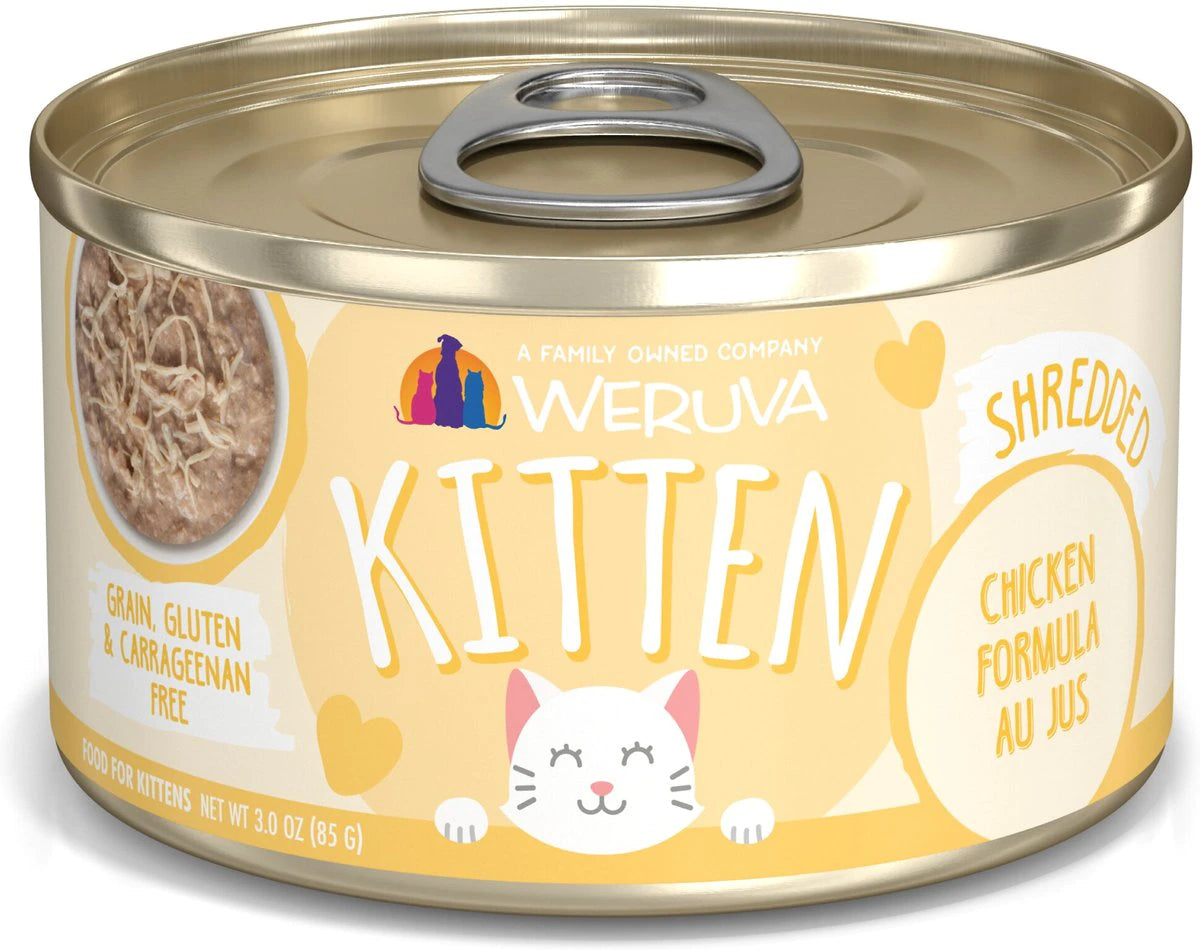 Weruva Chicken Formula Au Jus Wet Cat Food, 3-oz