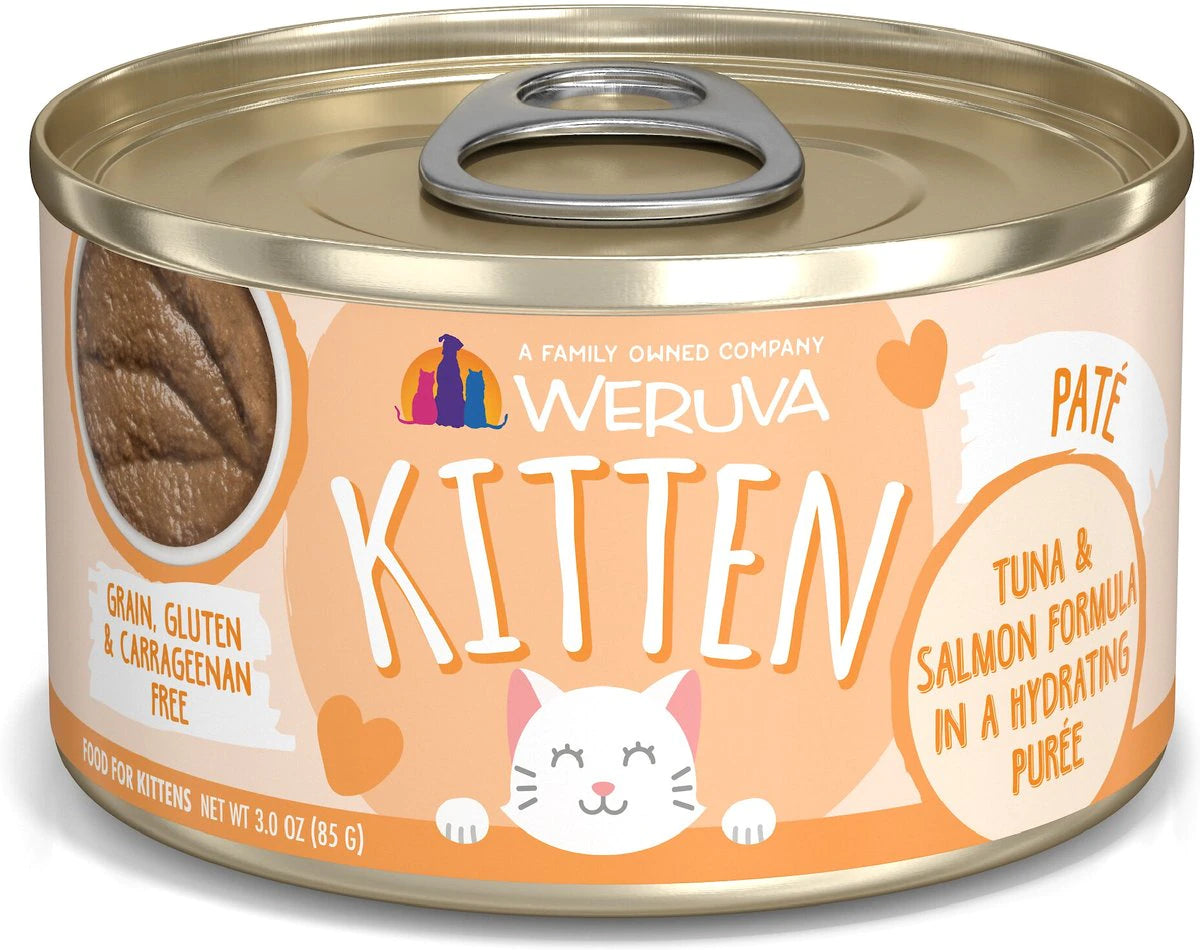 Curved pet nail cutter-Weruva Tuna & Salmon Formula in a Hydrating Puree Wet Cat Food, 3-oz