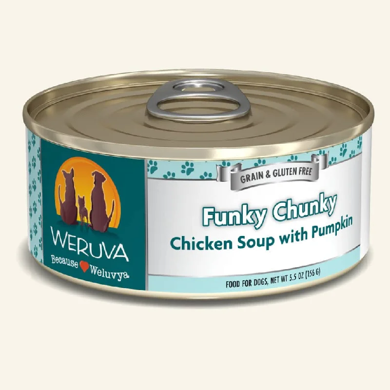 Bamboo rabbit gnaw block-Weruva Funky Chunky Chicken Soup Canned Dog Food