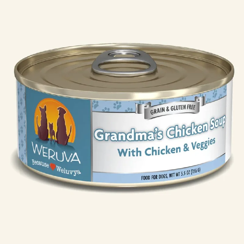 Mesh bird perch swing-Weruva Grain Free Grandma's Chicken Soup With Chicken & Veggies Canned Dog Food