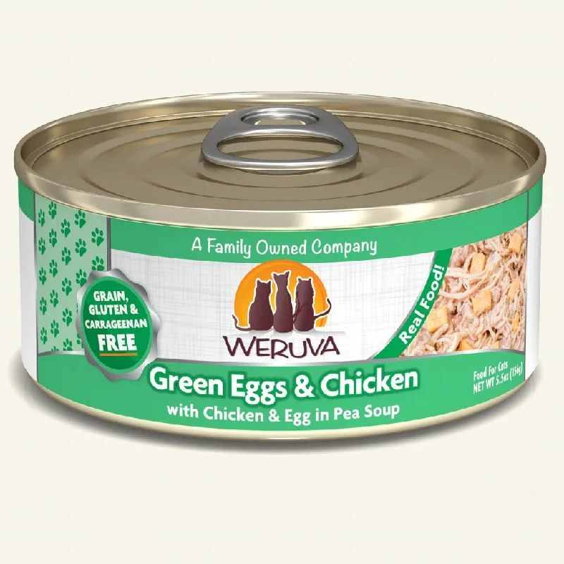 Motion-activated cat toy-Weruva Green Eggs And Chicken Formula Canned Cat Food