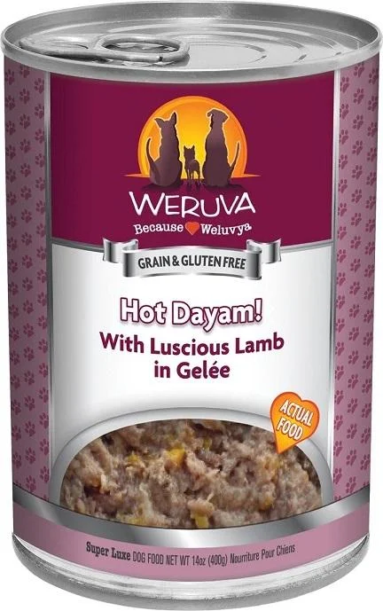 Quick-dry pet towel-Weruva Hot Dayam! with Luscious Lamb in Gelée Canned Dog Food