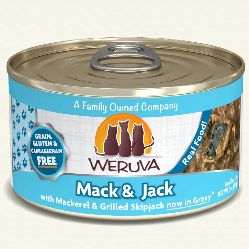 Electric pet claw filer-Weruva Mack And Jack With Mackerel and Grilled Skipjack Canned Cat Food