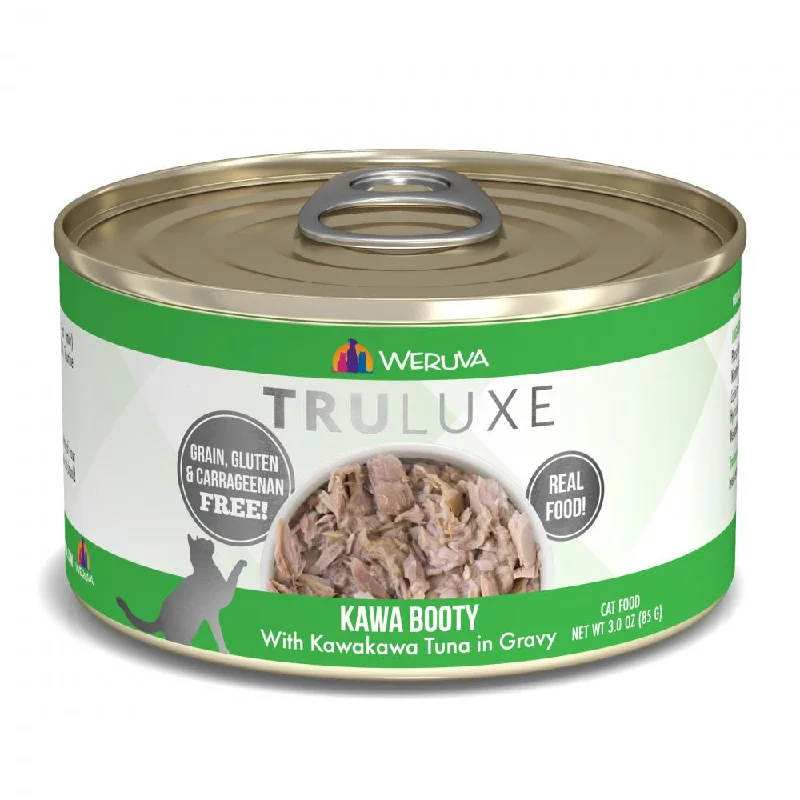 Travel-friendly pet water cup-Weruva TRULUXE Kawa Booty with Kawakawa Tuna in Gravy Canned Cat Food