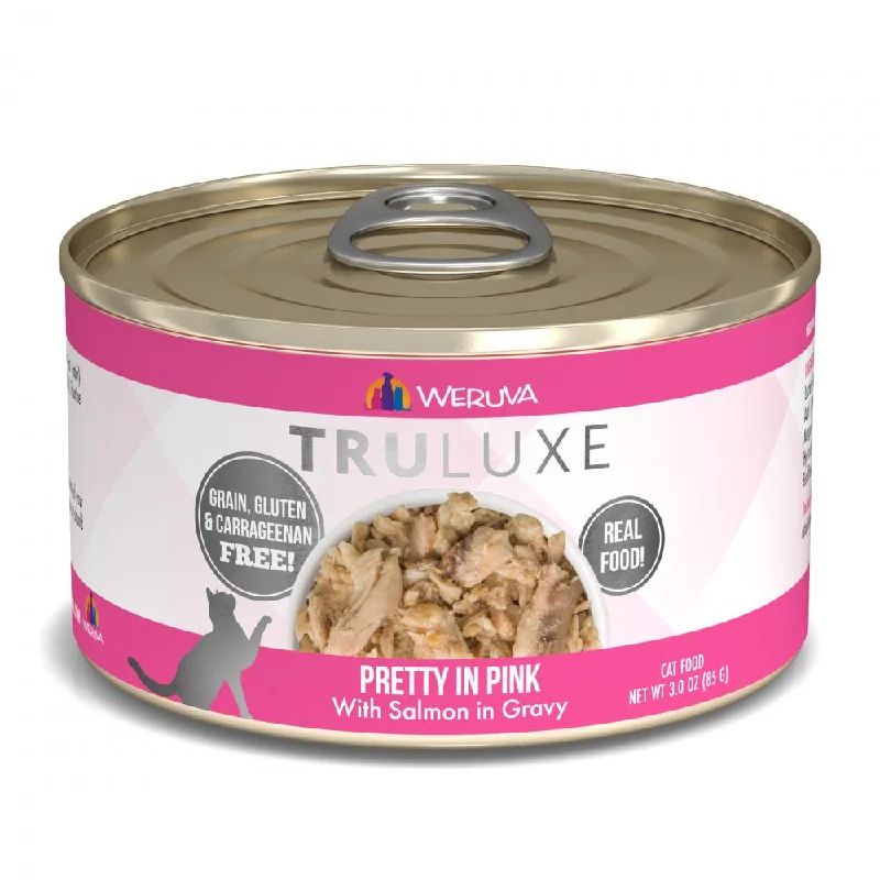 Plush orthopedic dog bed-Weruva TRULUXE Pretty In Pink with Salmon in Gravy Canned Cat Food