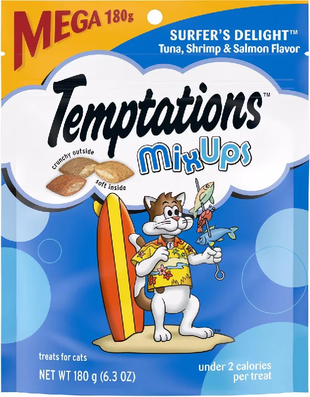 Striped puppy adventure harness-Whiskas Temptations MixUps "Surfers Delight" 6.3oz