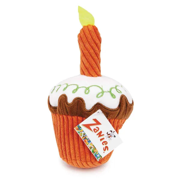 Spinning dog treat toy-ZANIES CELEBRATION CUPCAKE DOG