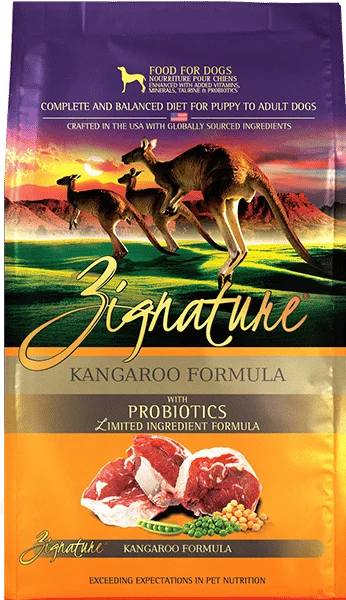 Foraging rabbit play pad-Zignature Limited Ingredient Diet Kangaroo Formula Dry Dog Food