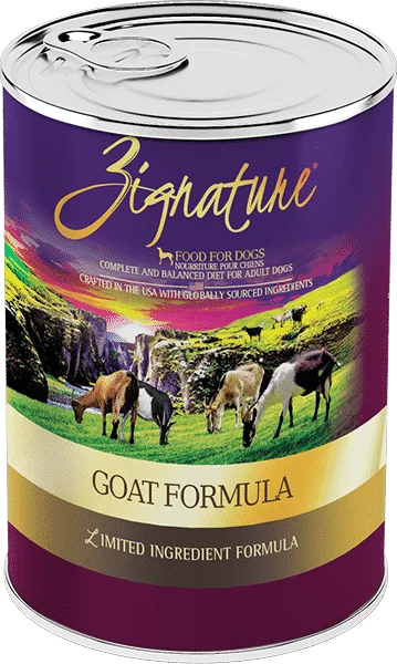 Portable cat activity post-Zignature Limited Ingredient Goat Recipe Wet Dog Food (13-oz, single can)