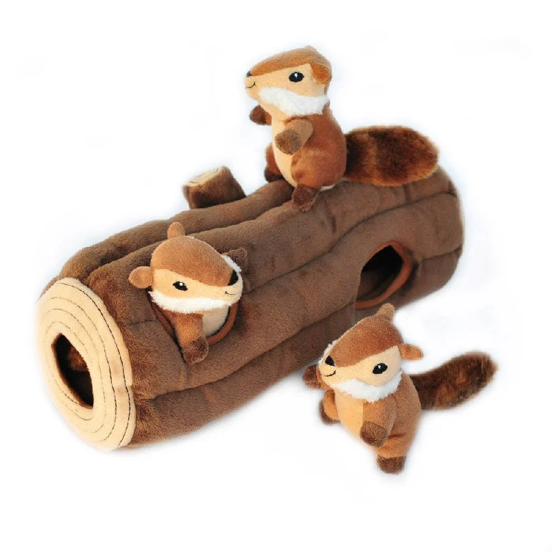 USB-powered pet cooler-Zippy Paws Burrows XL Log N Chipmunks Puzzle Toy