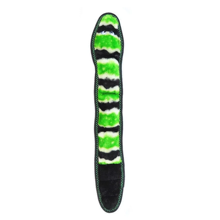 Reflective puppy trail leash-Zippy Paws Medium Green Z Stitch Snake Toy