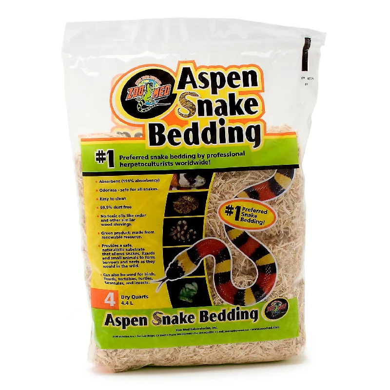 Tough rubber pet ring-Zoo Med Aspen Snake Bedding