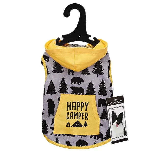 Herbal cat relaxation toy-ZACK & ZOEY HAPPY CAMPER HOODIE