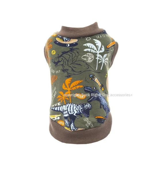 Durable pet pee pad-Dinosaur Dog Shirt