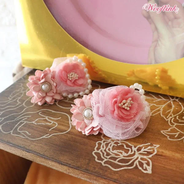 Floating rubber pet ball-Love Story Hairclip