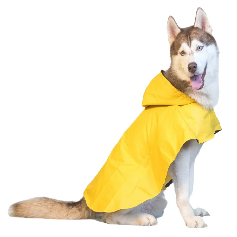 Fitted pet car seat liner-Pet Set Go Cape Style Raincoat for Dogs (Yellow)