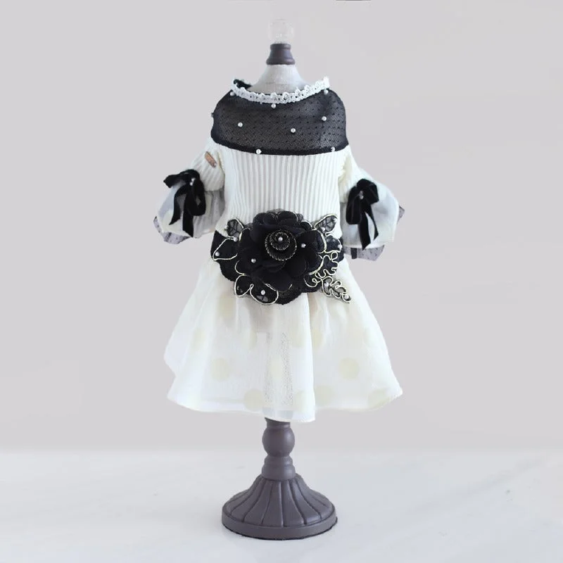 Acrylic birdcage skirt-The Dutchess Dog Dress